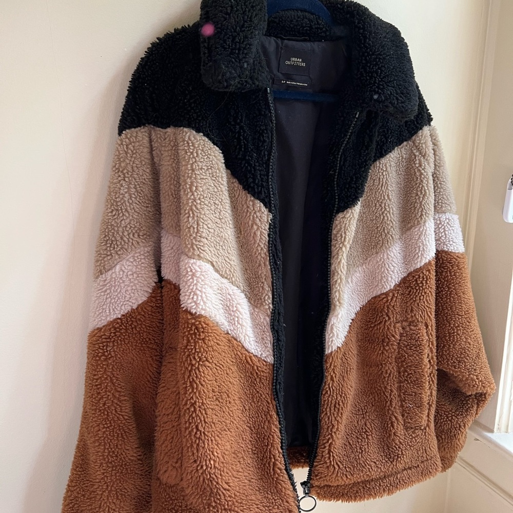 Oversized Teddy Multicolor Jacket